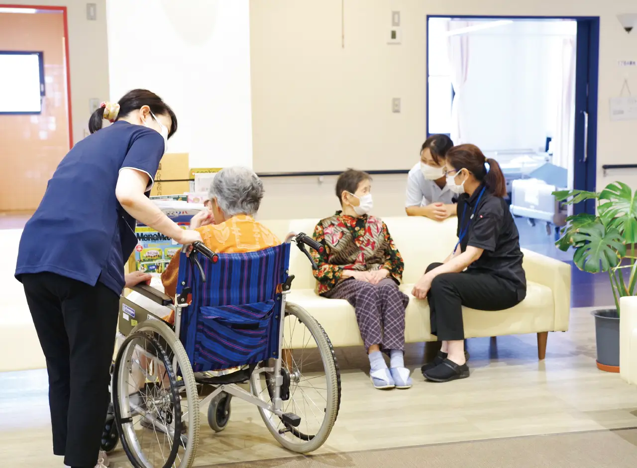 医療職が常駐安心のサポート体制